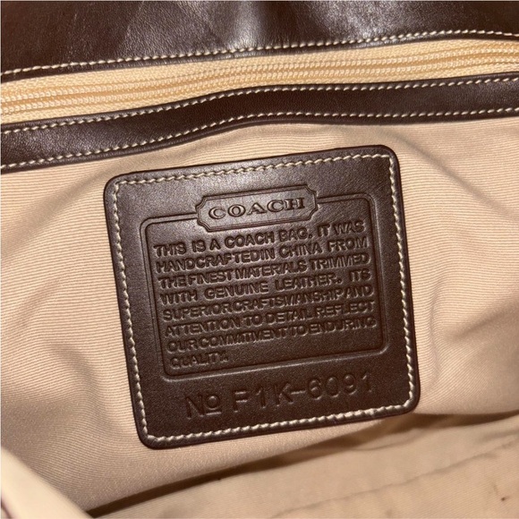 Vintage Coach Hamptons Hobo Clip Shoulder Bag - Picture 4 of 7